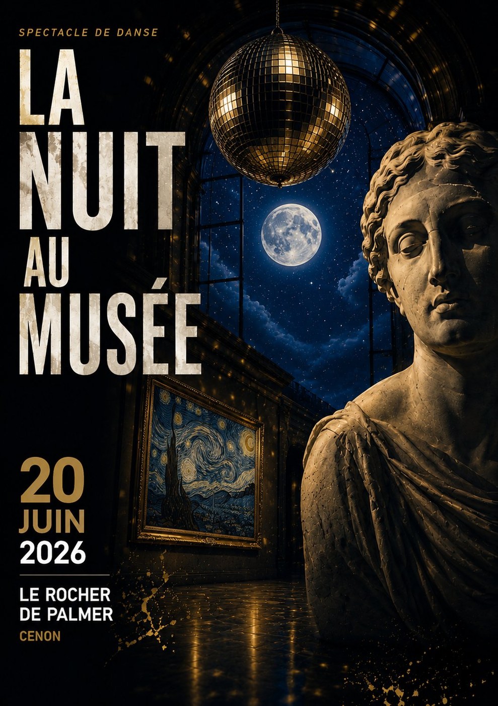 Affiche du gala — La Nuit au Musée — 20 juin 2026