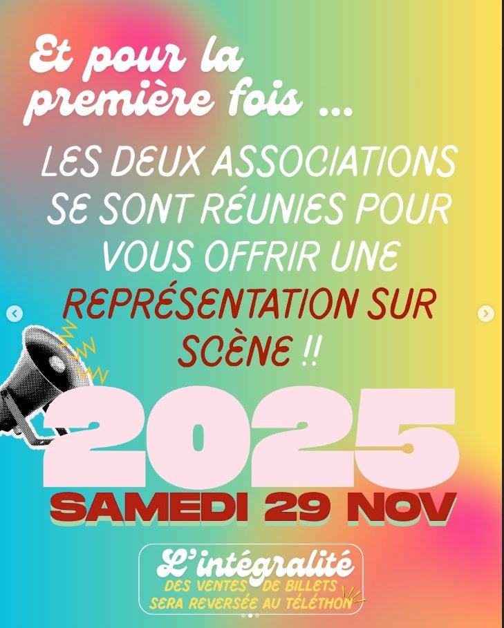 Affiche du Téléthon du 29 novembre 2025